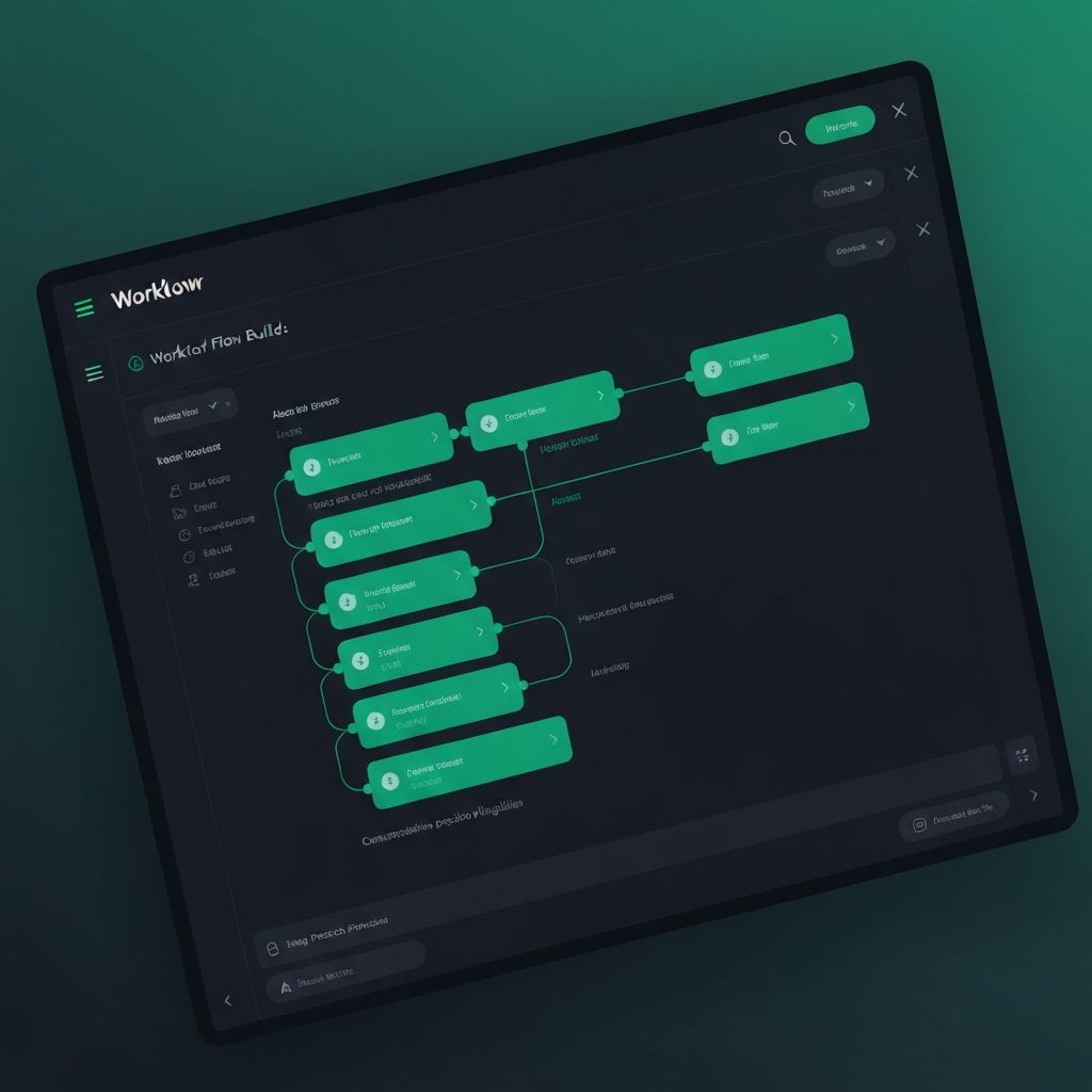 Constructor visual de automatizacion de flujos FlowEngine